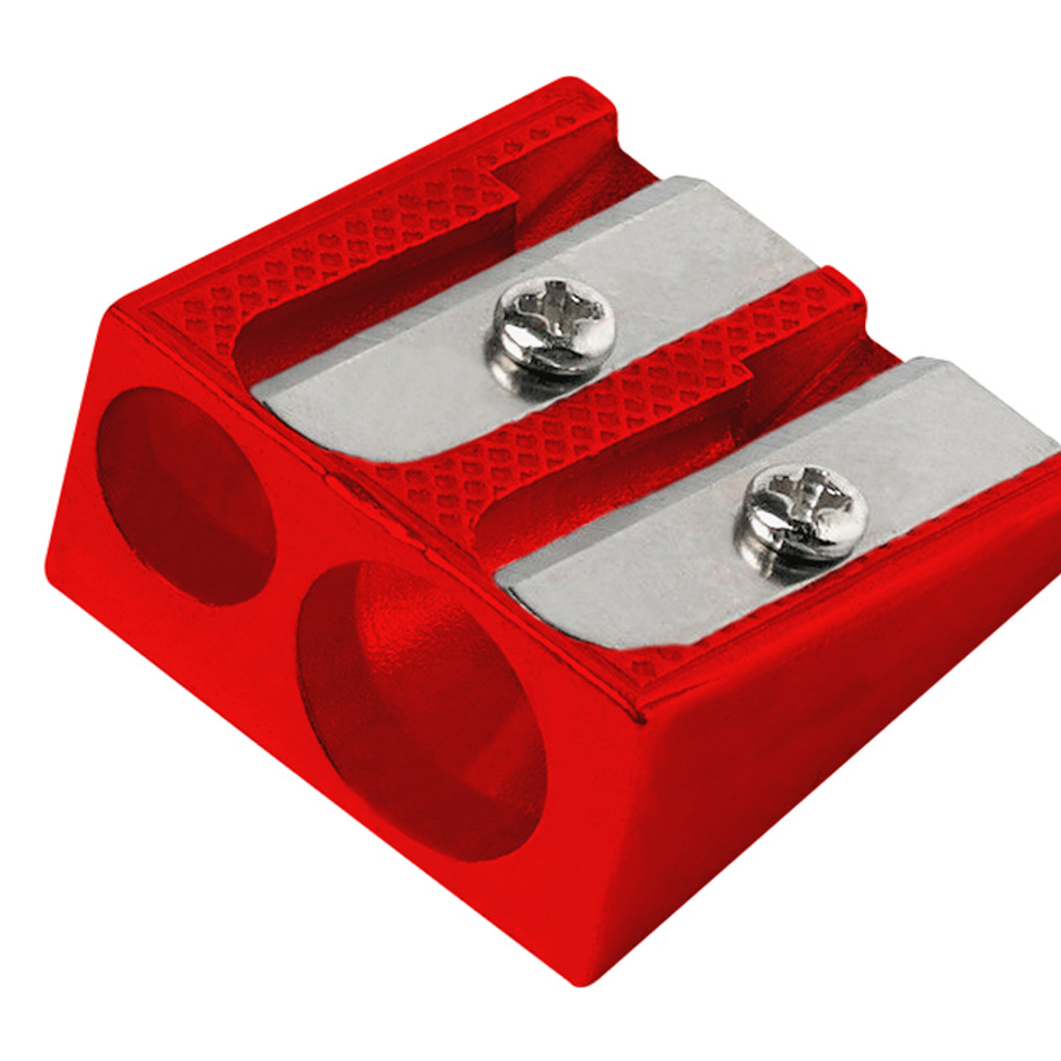 Apara lapis liderpapel metalico 2 usos cor vermelho 2