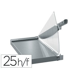 Guilhotina de alavanca leitz precision office pro a3 base vidro comprimento corte 457 mm capac. de corte 25 f