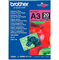 Papel foto brother brilhante a3 260g/m2 pack 20 folhas - Miniatura 2