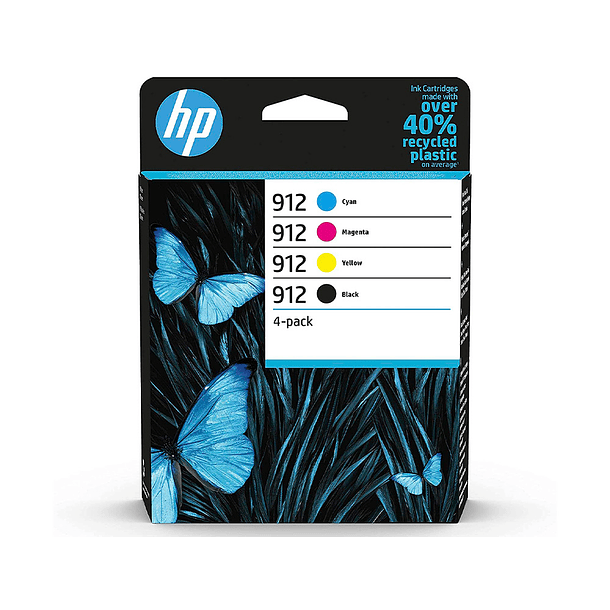 Toner hp 912 -6zc74ae multi pack preto / cian / magenta / amarelo 3