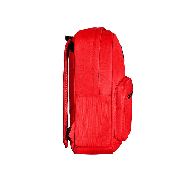 Mochila para portatil 15,6\" antartik com pega e bolso frontal com fecho cor vermelho 320x140x430 mm 4