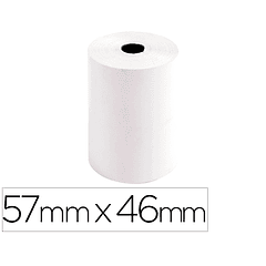 Rolo calculadora exacompta safe contact termico 57 mm x 46 mm 55 g/m2