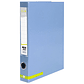 Pasta de arquivo liderpapel color system cartao forrado din a4 2 aneis 25 mm mistos com oculo e porta etiquetas celeste - Thumbnail 1