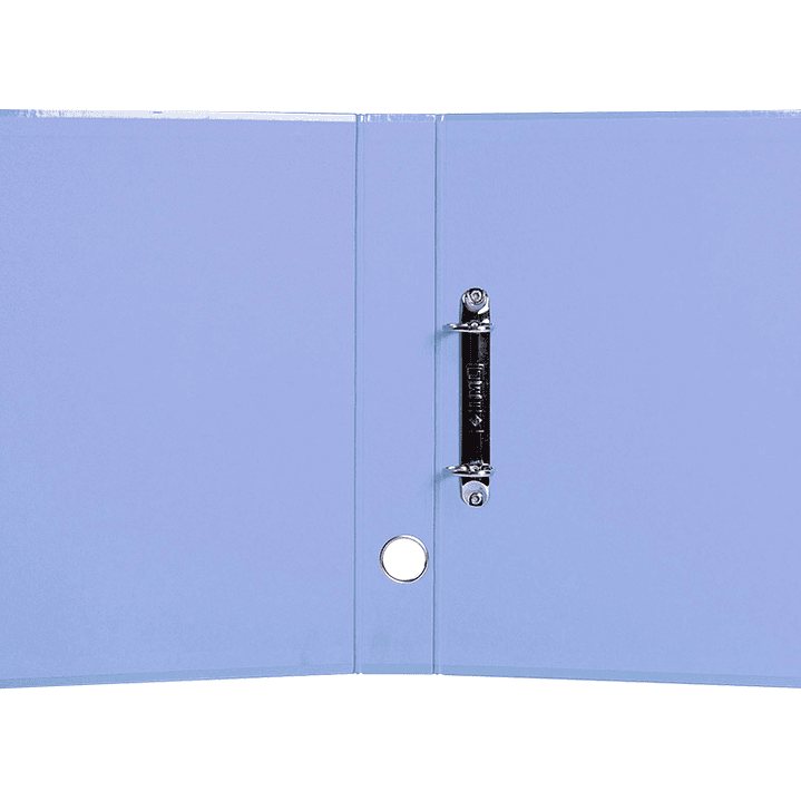 Pasta de arquivo liderpapel color system cartao forrado din a4 2 aneis 25 mm mistos com oculo e porta etiquetas celeste 5