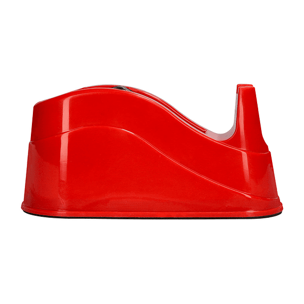 Desenrolador de secretaria q-connect plastico para fitas de 66 mt cor vermelho 220x100x70 mm 1