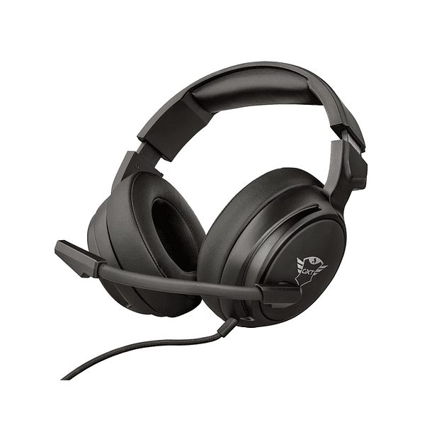 Auricular trust gaming gxt433 pylo comp. cabo 1 m com microfone e comando conexao jack 3.5 mm cor preto 3