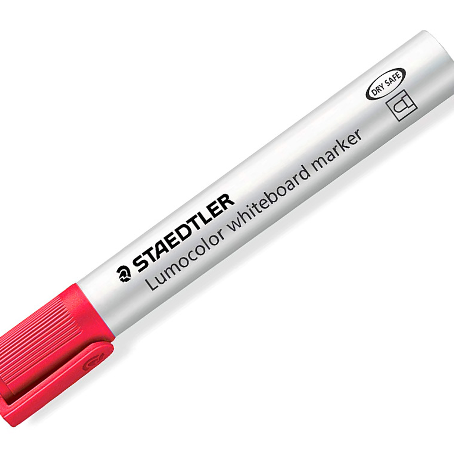 Marcador staedtler lumocolor 351 para quadro branco ponta redonda 2 mm cor vermelho 4