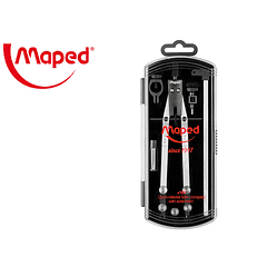 Compasso maped tecnico com roda central com alongamento 5 pecas