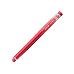 Marcador uni-ball roller uf-222 tinta gel apagavel 0,7 mm vermelho