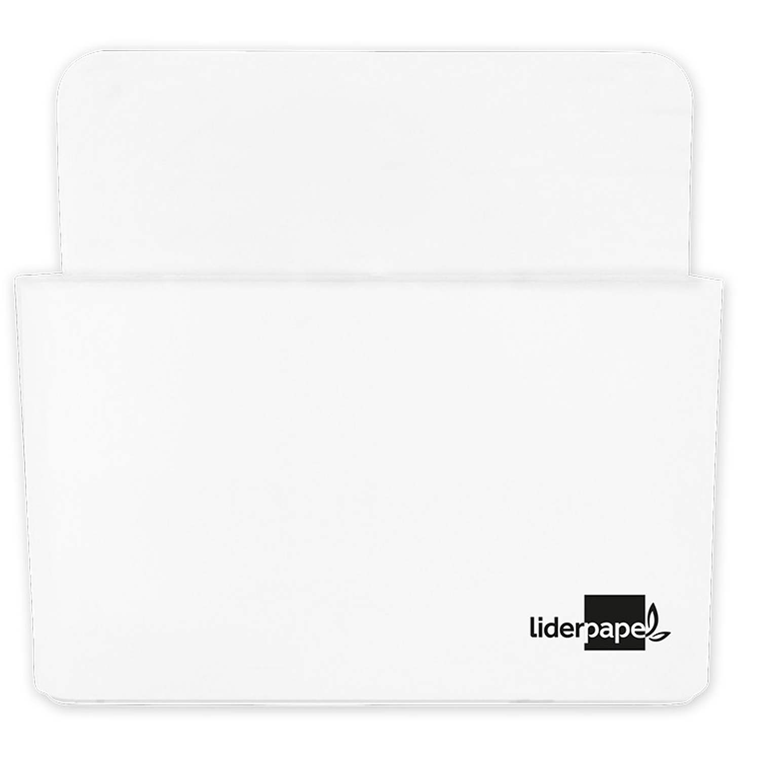 Porta lapis liderpapel plastico magnetico cor branco 125x75x40 mm 2