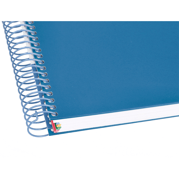 Caderno espiral liderpapel din a4 antartik capa forrada 120 f 100 gr quadricula 5mm 5 bandas cor azul escuro 7