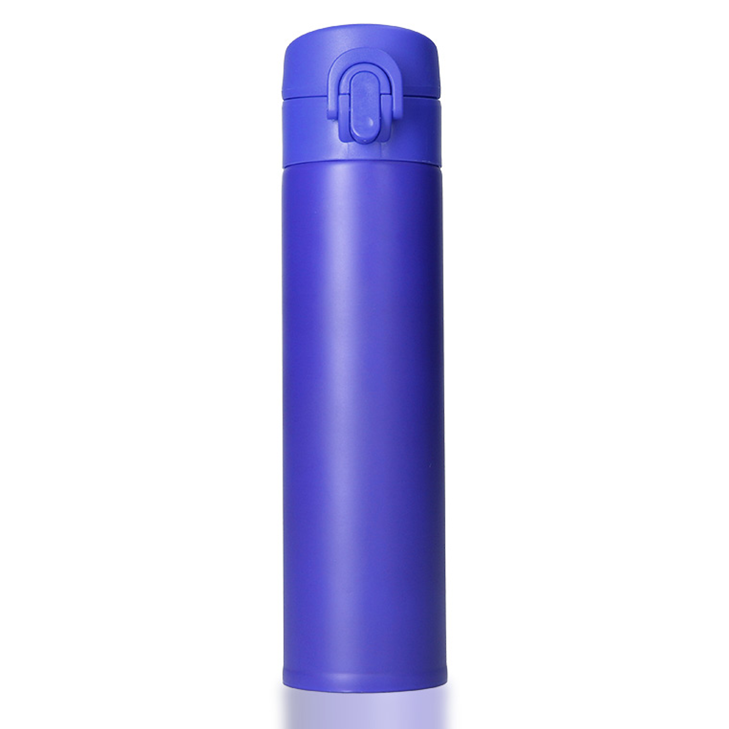 Termo liderpapel aco inoxidavel com dupla cobertura e sistema de abertura facil com botao 330 ml cor azul 3