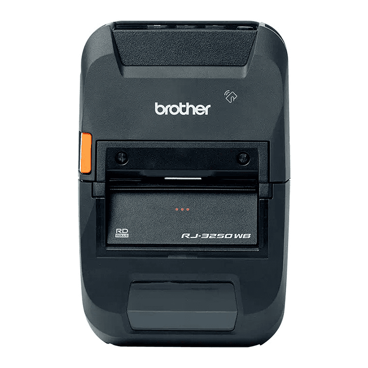 Impressora de etiquetas brother rj3250wbl portatil ate 72 mm corte automatico termica usb tipo c wifi nfc bluetooth 1