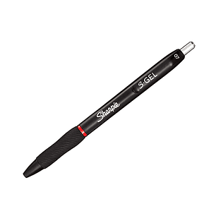 Boligrafo sharpie retractil tinta gel punta 0,7 mm color rojo