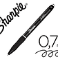 Boligrafo sharpie retractil tinta gel punta 0,7 mm color negro - Miniatura 1