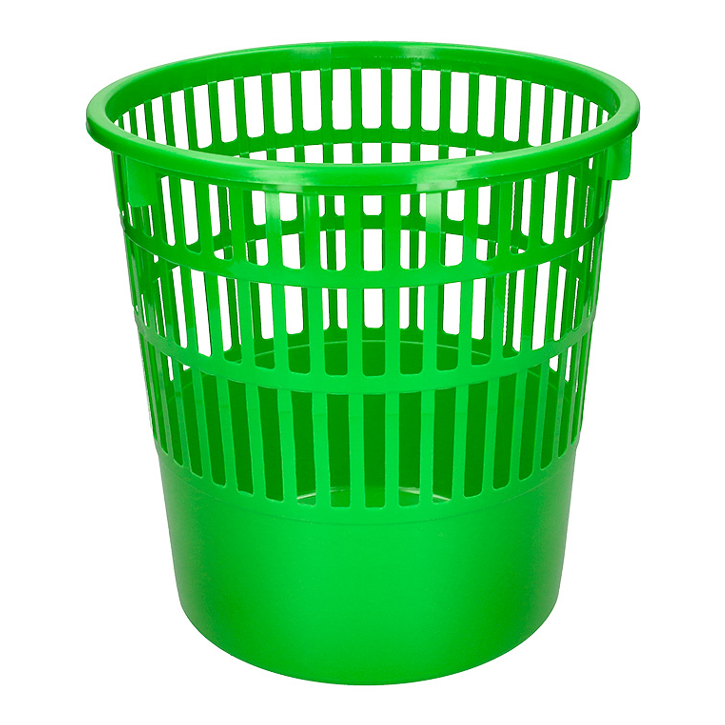 Cesto de papeis q-connect em plastico 15 litros cor verde 285x290 mm 4