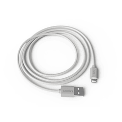 Cabo groovy usb 2.0 a apple lightning comprimento 1 metro cor branco