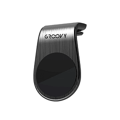 Suporte movel para carro groovy universal magnetico cor cinza escuro