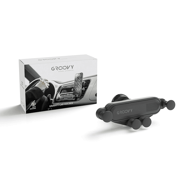 Suporte movel para carro groovy gravity cor preto 1