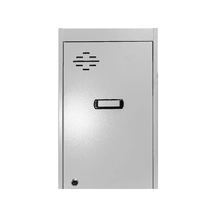 Cacifo metalico simonlocker 2 portas com fechadura respiro e caixilho para etiquetas cinza/cinza 1800x500x300 mm