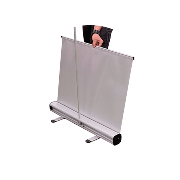 Expositor yosan roll up aluminio 1 face largura 100 cm altura 200 cm 5