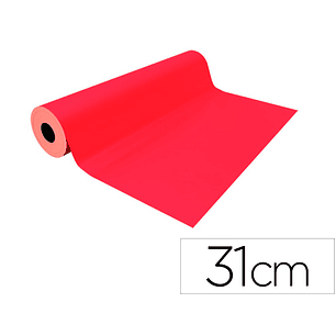 Papel fantasia basika metalizado vermelho bobine 31 cm