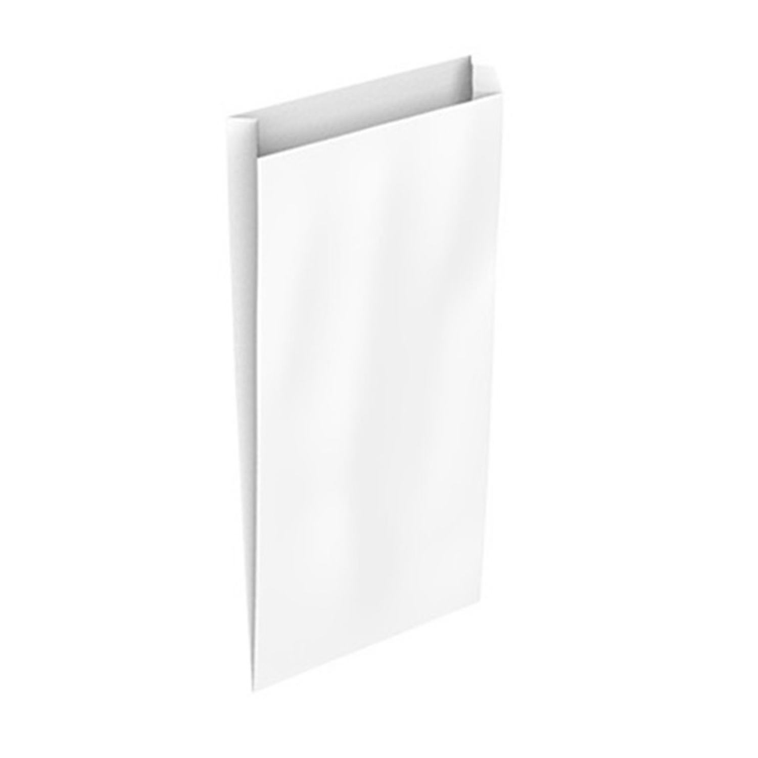 Envelope basika celulose branco com fole m 200x350x60 mm pack de 25 unidades 2