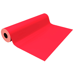 Papel fantasia basika metalizado vermelho bobine 62 cm