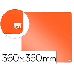 Quadro nobo magnetico para a casa cor laranja 360x360 mm