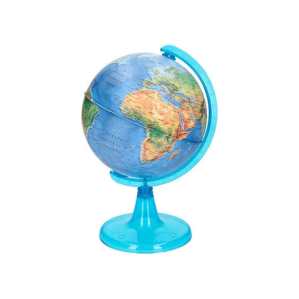 Globo liderpapel mapa fisico diametro 15 cm 3