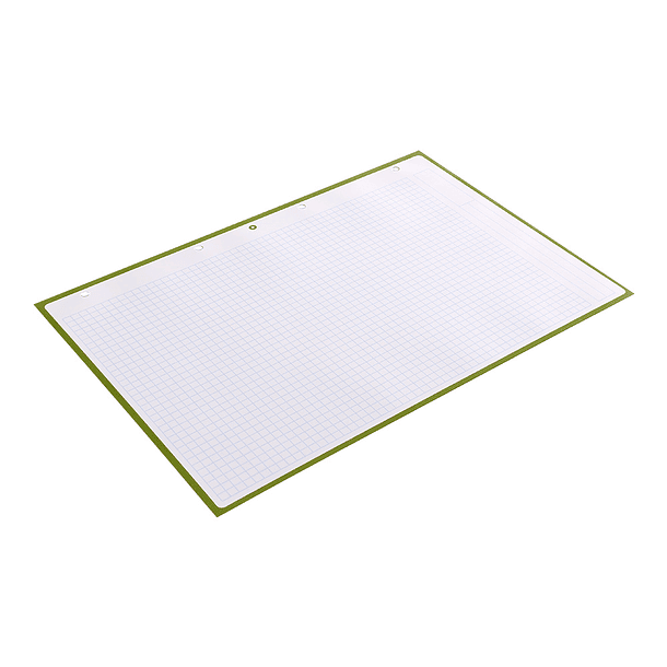 Recarga colada liderpapel antartik quadricula 5mm din a4 80 f 90 gr 4 furos 1 banda moldura cor menta 7