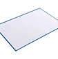 Recarga colada liderpapel antartik quadricula 5mm din a4 80 f 90 gr 4 furos 1 banda moldura cor azul escuro - Miniatura 7