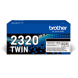 Toner brother tn-2320 dcpl2520dw / 2540d / mfcl2700dw / 2720dw / 2740dw preto 2600 paginas pack 2 unidades