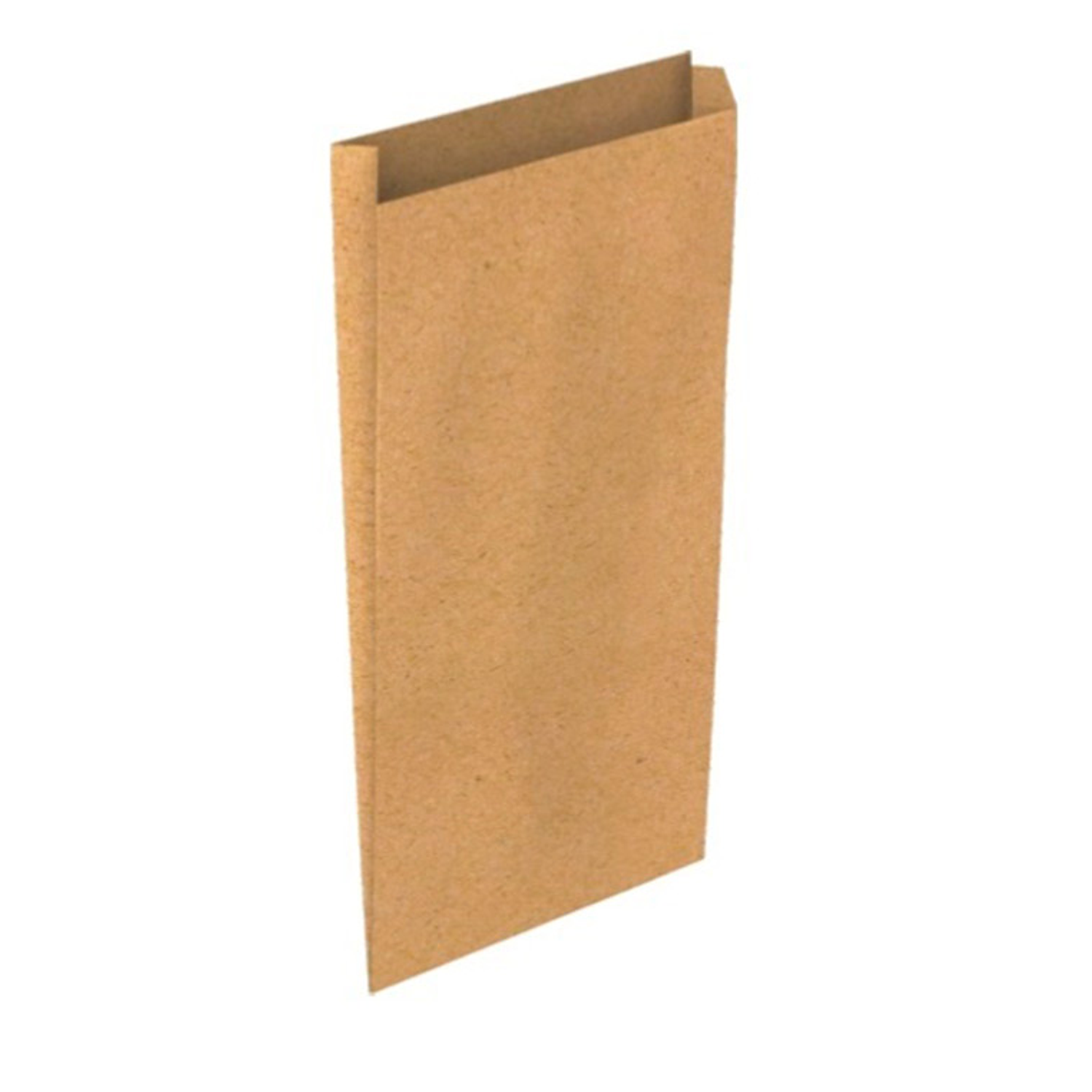 Envelope basika kraft natural liso com fole s 150x300x60 mm pack de 25 unidades 2