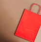 Bolsa de papel q-connect celulose vermelho xs com asa retorcida 180x240x80 mm - Miniatura 9