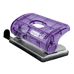 Furador rapid mini fc5 colour breeze capacidade 10 folhas cor lavanda em blister