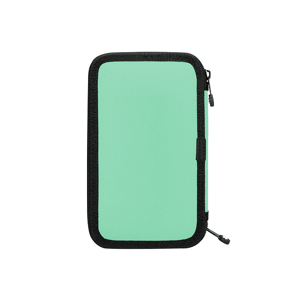 Estojo escolar antartik duplo cor menta 28 pecas 200x125x45 mm 3