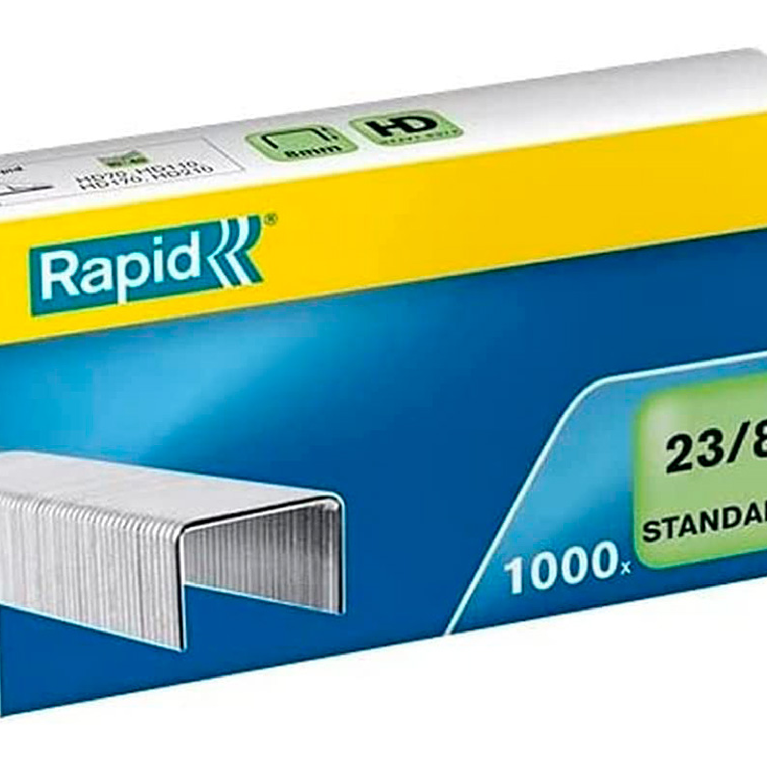 Agrafes rapid 23/8 mm galvanizados caixa de 1000 unidades 1