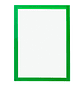 Moldura porta anuncios liderpapel magnetica din a4 suporte adesivo removivel cor verde - Miniatura 3