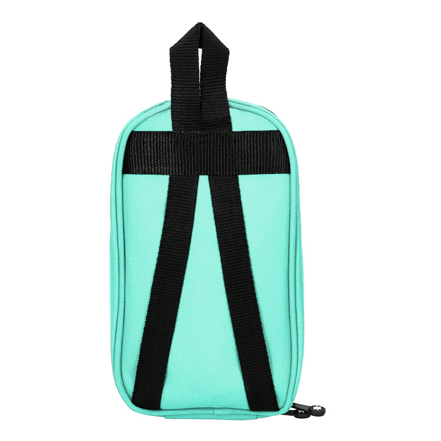 Estojo escolar antartik forma de mochila com bolso e 4 departamentos cor menta 230x50x120 mm 3