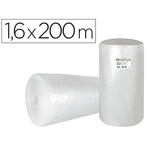 Plastico com bolhas liderpapel ecouse 1.60x200m 30% de plastico reciclado