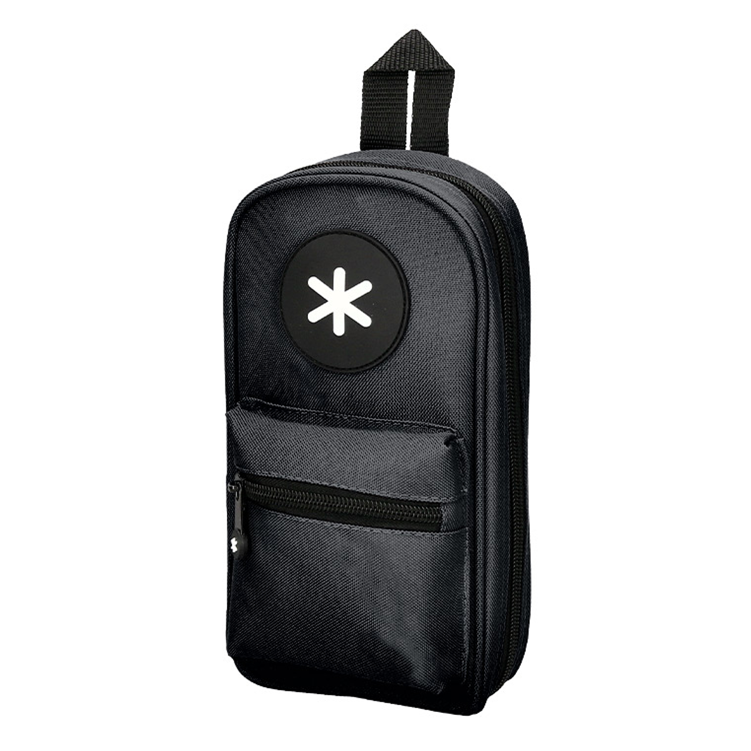 Estojo escolar antartik forma de mochila com bolso e 4 departamentos cor preto 230x50x120 mm 5