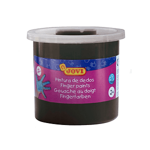 Estojo jovi pintura a dedos 125 ml preto opaco