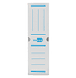 Caixa para arquivo definitivo liderpapel em polipropileno branco formato 360x260x100 mm - Miniatura 3