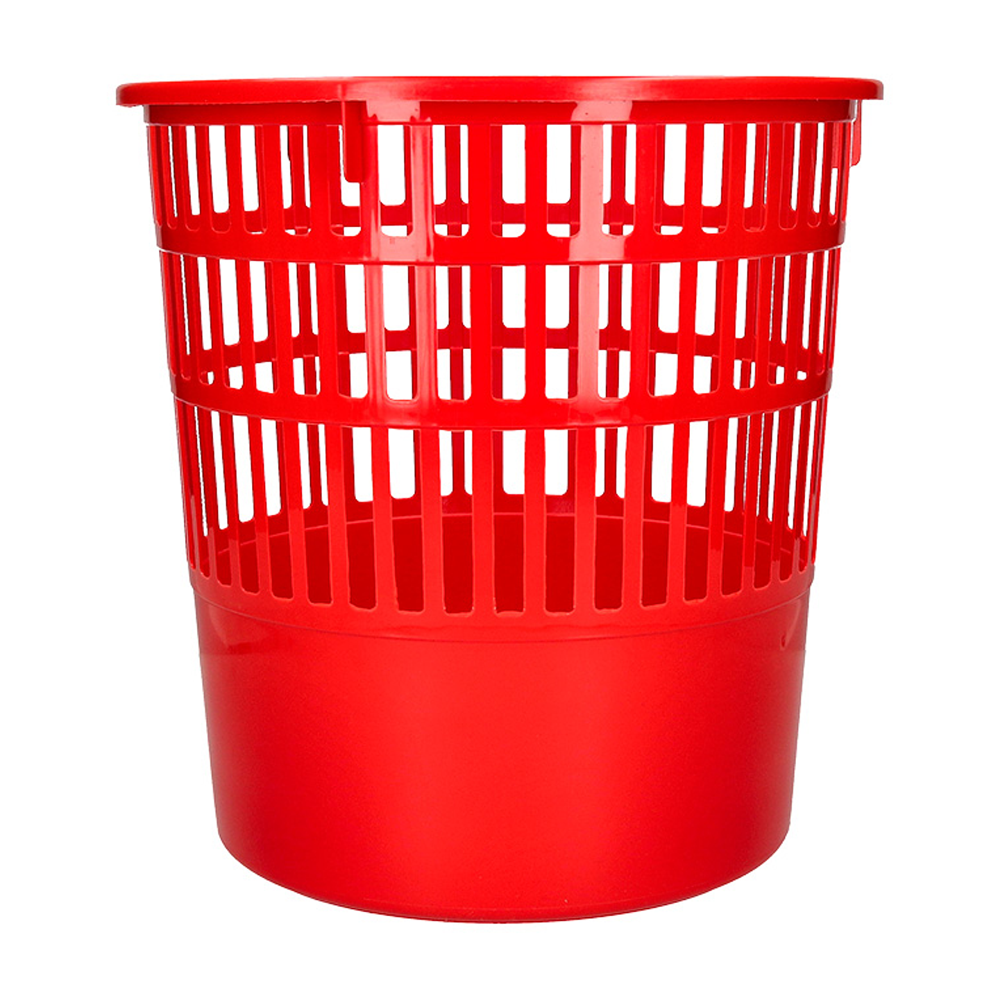 Cesto de papeis q-connect em plastico 15 litros cor vermelho 285x290 mm 5