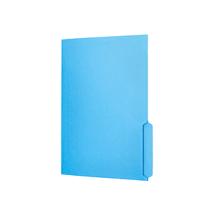 Classificador liderpapel em cartolina din a4 pestana direita 240g/m2 azul