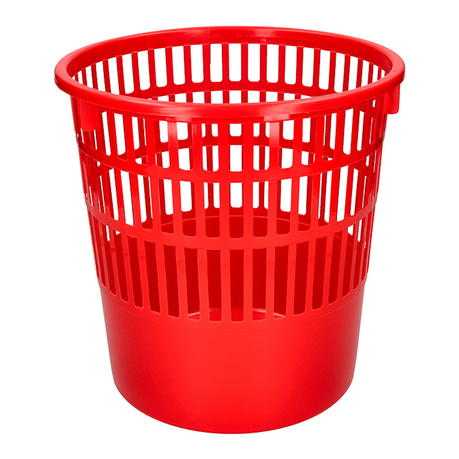 Cesto de papeis q-connect em plastico 15 litros cor vermelho 285x290 mm 4