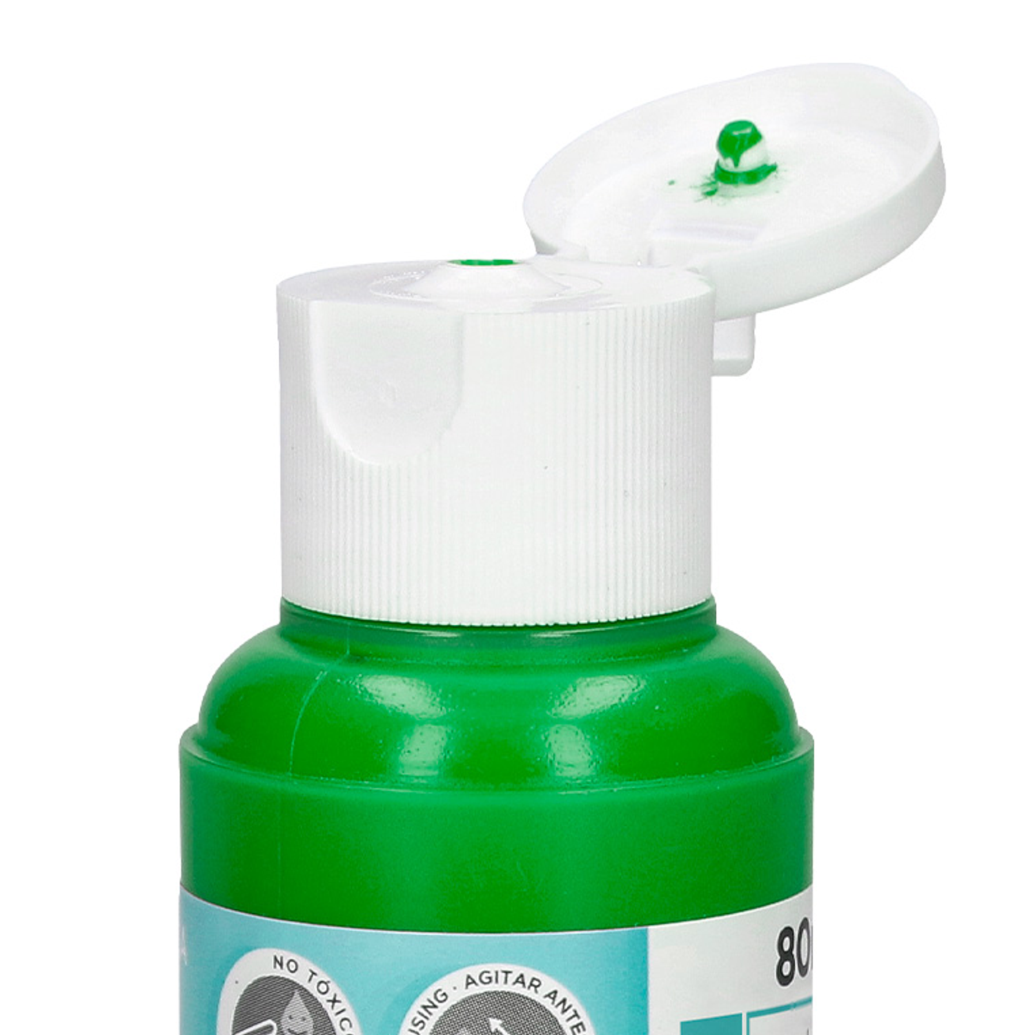 Pintura acrilica liderpapel frasco de 80 ml verde 6