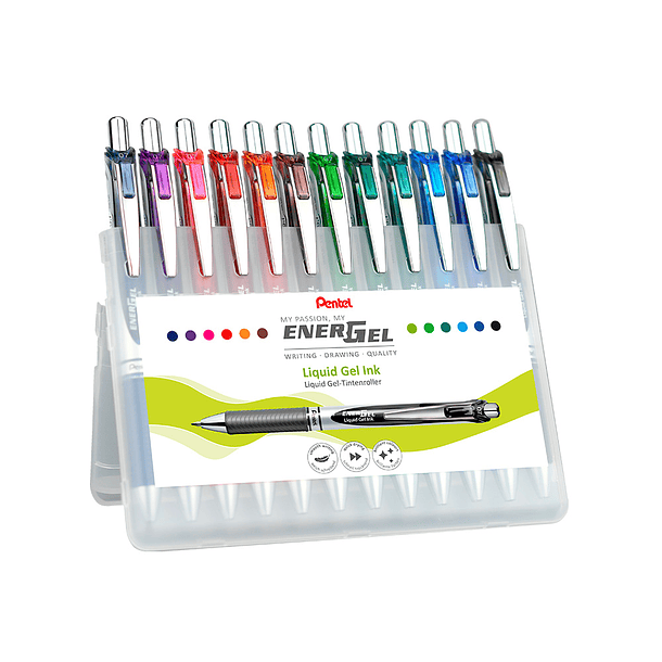 Estojo pentel bl77 com 12 unidades e 12 cores 2