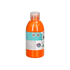 Pintura acrilica liderpapel frasco de 250 ml laranja